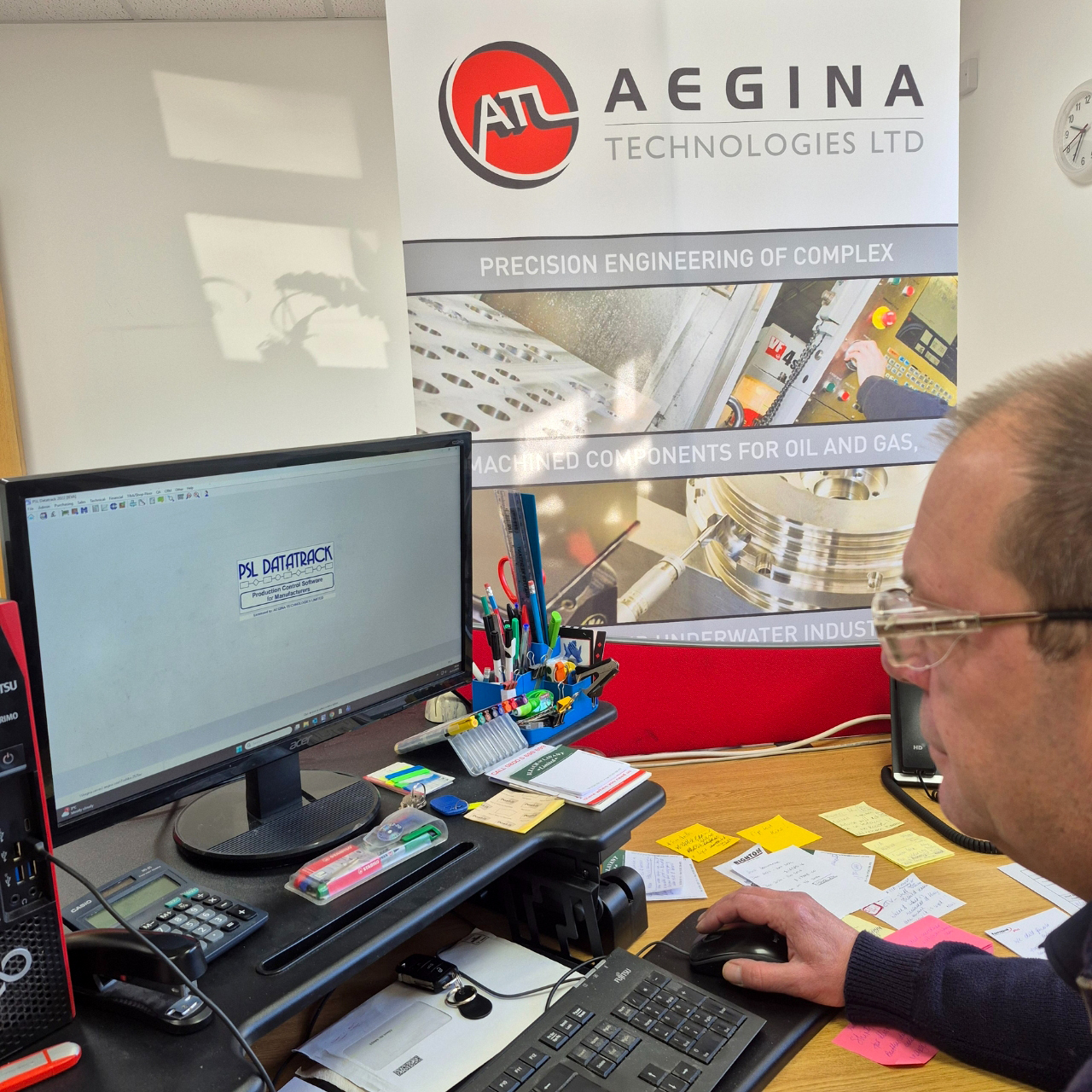 The modular PSL Datatrack system has scaled with Aegina every step of the way